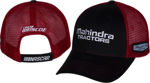 Checkered Flag Sports Chase Briscoe 2023#14 Sponsorenhut NASCAR Verstellbare Automotive Racing Red Mesh Schwarz Baseball Cap, Schwarz