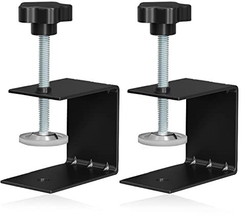 C Clamps Drawer Front Installation Clamps,2pcs Universal Woodworking Heavy Duty Metal Desk Mounting Clamp Tools for Easy and Fast Drawer Front Panel Installation,Cabinet Hardware Jig Stainless Steel