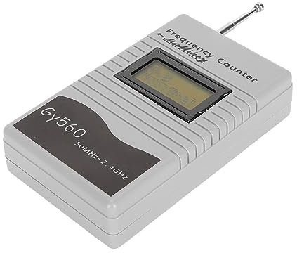 Mini Contatore di Radiofrequenza Portatile GY560, Strumento di Misurazione della Radiofrequenza da 50 Mhz a 2,4 Ghz per Test di Frequenza e Potenza del Segnale