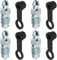 OTOTEC 4Pcs M10x1mm Bolt Bleed Screw with Dust Cap Disc Brake Caliper Exhaust Screw Galvanized Metal Bleed Screw Accessories for Motorcycles Cars Brake Pumps
