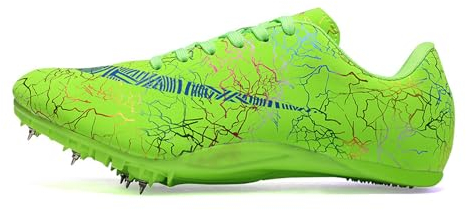 Zelzen Zapatillas de Running Ligeras para Hombre y Mujer, Clavos de Running, Zapatillas de Carrera para Niños, Zapatillas de Entrenamiento para Carreras de Larga Distancia 22