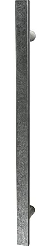 HALCÖ 0119.188.00.0.01.800 Stoßgriff flach-L=800mm, LA=630, verzinkt schwarz passiviert,