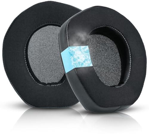 RS 175 Ohrpolster, Ersatz Ohrpolster für Sennheiser RS 175 RS 165 RS 185 RS 195 HDR 165 HDR 175 HDR 185 HDR 195 Kopfhörer, Ersatzpolster mit PU Leder | Memory Schaum (Kühlgel)