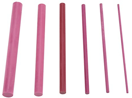 ANKROYU 6 Piedras De Afilar, Kit De Piedra De Afilar De Rubí 3000# Pequeña Piedra Afiladora De Pulido, Paquete De Herramientas De Pulido De Cuchillo Profesional