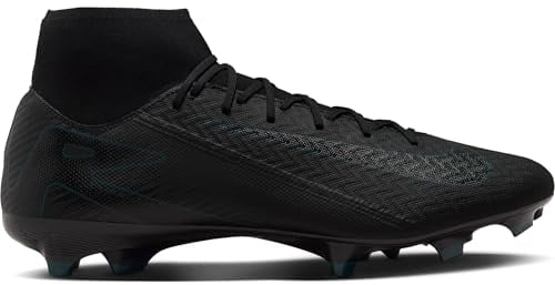 Nike ZM Superfly 10 ACAD FG/MG, Sneaker Uomo, Black/Black-Deep Jungle, 41 EU