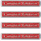 4 Pezzi 3D Auto Edizione Limitata Logo Argento Metallo Auto Sticker Emblema Distintivo Auto per Auto Moto Moto Bike Skate Finestra Porta per computer portatile regalo di sintonia