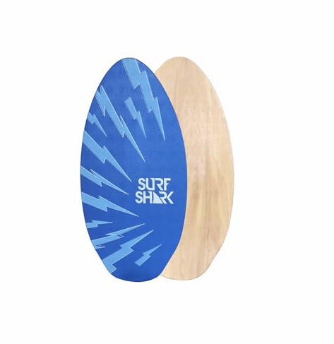 BeachMall 88,9 cm großes Deluxe-Holz-Skimboard mit EVA-Traktionspad für X-Grip