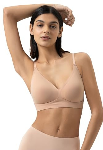 Mey Damen Triangle BH Bügellos Serie Simply Better Invisibles | Bralette-Form, Gepolsterte Cups, Verstellbare Träger, Extra flache Nähte, Gr. XS-XL