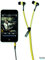 hi-Fun Hi-Zip, Auricolari Antigroviglio con Cavo a Forma di Cerniera, colore Giallo
