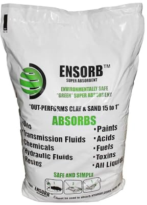Enpac ENSORB Spill Cleanup Granular Absorbent for use with Oil, Hazmat, Chemical, Caustic, and Universal Liquids (1.5-cu.ft Bag)
