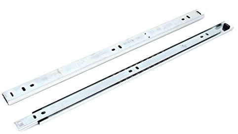 uxcell 17-Inch Drawer Slides, Full Extension Ball Bearing Slide Track Rail 25mm Wide 55lb Capacity 1 Pair