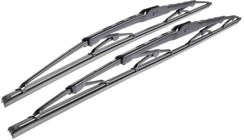Mossa Vordere Scheibenwischer kompatibel mit Opel Astra G (03.1998-07.2009) - Wischerblätter Standard. Wischerblätter - Set für Frontscheibe (Fahrer- + Beifahrerseite) (510 mm / 480 mm)