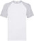 Fruit of the Loom Shortsleeve Baseball T-Shirt S M L XL XXL, Größe:S, Farbe:weiß/grau