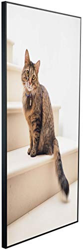 Ecowelle Infrarotheizung mit Bild | 750 Watt | 60x120 cm | Infrarot Heizung| | Made in Germany| b 93 Katze
