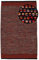 carpetfine Baumwollteppich Kelim Mia Orange 80x150 cm | Moderner Teppich für Wohn- und Schlafzimmer