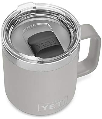 YETI Rambler 10 oz Stackable Mug, Vacuum Insulated, Stainless Steel with MagSlider Lid, Granite Gray