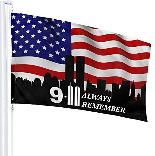 Outdoor-Flagge, 9/11 Always Remember Home Garden Dekoration, langlebig, lichtbeständig, für jedes Wetter im Freien