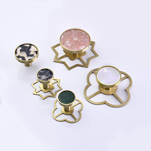 1pcs Messing Möbelgriffe Bodenplatte Türgriffe und Griff für Schrank Küchenschrank Schubladengriffe,Modell A,S