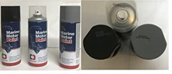 Phantom Black inkl. Primer und Klarlack Aussenborder- Z-Antrieb Lack Mercury Mercruiser 3x400ml