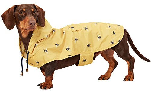 Rosewood x Joules Packaway-Jacke für Hunde, Größe M, waschbar, leicht und tragbar, wasserabweisender Hundemantel für mittelgroße Hunde