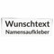 INDIGOS UG - Aufkleber - Namensaufkleber mit Name - Namensbeschriftung Sticker Wunschtext mit Wunschname individuell personalisiert Auto Heckscheibe