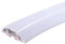 PATIKIL Floor Cord Cover Cable Protector 0.8 W x 0.4 H 6.6ft White Self Adhesive Cable Management for Home Office