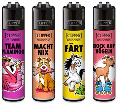 Clipper® Feuerzeug - Neue Motive 2023 + Crystal Balls (Slogan #52)