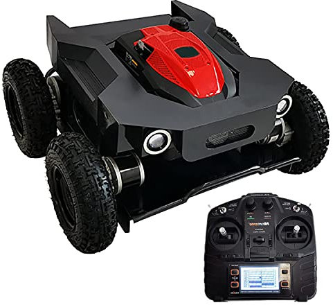 JODAIS Automatic Robotic Lawn Mower with Remote Control, Mower Climbs up to 30° Incline, Lawn Care Equipment Orchard for lawns up to 5400 Sq Ft, Lawn Mower for Farm, Home Garden