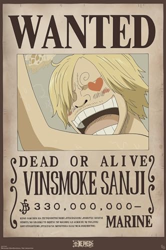 GB eye - One Piece Maxi Wanted Sanji Poster (91,5 x 61 cm)