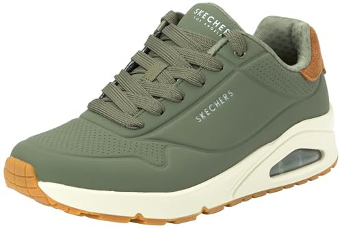 Skechers Herren UNO Suited On Air Sneaker, Oliv Blatt Für Mich Leaf It to Me, 48.5 EU