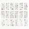 Zamety 18 Stück Scrapbook Stickers, Sukkulente Sticker Fotoalbum, Schmetterlinge Sticker Scrapbook, Blumen Journaling Sticker, Scrapbooking Set für DIY Basteln Scrapbook und Bullet Journals