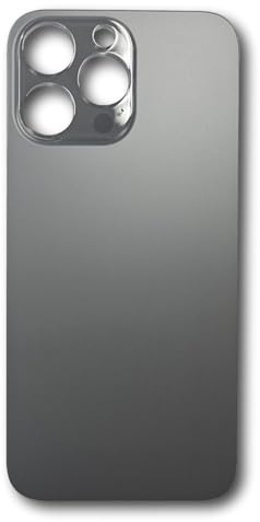 Smartex® Tapa Trasera en Vidrio Compatible con iPhone 14 Pro MAX | Back Glass (Negro)