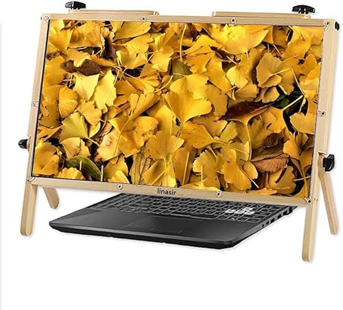 Magnifier for laptop screen， Magnifying Screen for Computer, Stand Foldable, Laptop Screen Magnifier for The Visually Impaired, Suitable for Cell Phones and Laptops, Essential for Seniors