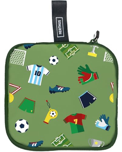 NERTHUS FIH 1347 bolsa sandwich isotérmica fútbol reutilizable ideal para el cole