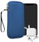 kwmobile Handytasche für Smartphones XXL - 7 - Neopren Handy Hülle Baltik Blau - Handy Tasche 17,7 x 8,5 cm Innenmaße