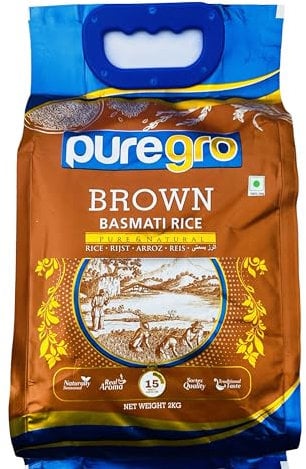 Puregro Brown Basmati Rice 2kg