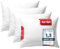 EVE Textile® 4er Set Kissen 50x70 cm Kopfkissen Öko-Tex 100 Füllkissen Innenkissen; Dekokissen Sofakissen Kisseninlett, Allergiker Bettkissen, Schlafkissen Atmungsaktiv, 60° Waschbar, Reißverschluss