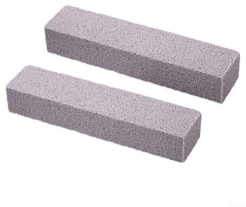 2 Pack Pumice Scouring Pads for Tough Stain Removal from Bathroom Fixtures and Kitchen Essential Tools