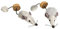 House of Paws Grey Mouse Cat Toys – Pack of 2