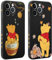 2 Stück Handyhülle für iPhone 8 iPhone 7 iPhone SE 2022/2020 4.7'', Hülle Lustiges Anime Niedlich Tragen Tier Cartoon Muster süß Aesthetic Mädchen Silikon TPU Schutzhülle Stoßfest Case, Schwarz