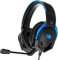 IMYB A88 - Cuffie da gioco con microfono, cuffie stereo con cancellazione del rumore con microfono per Pc, Ps5, Xbox One Series X/s, Ps4, computer, laptop, Mac, Nintendo, Gamer (blu)