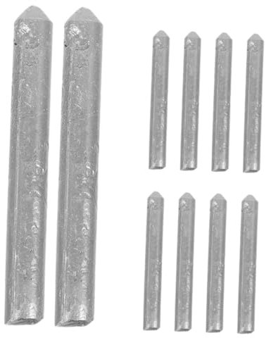 HOMSFOU 10 Baguettes de Soudage Aluminium Basse Température Universelles pour Réparation Maison et Industrie Haute Résistance Argenté