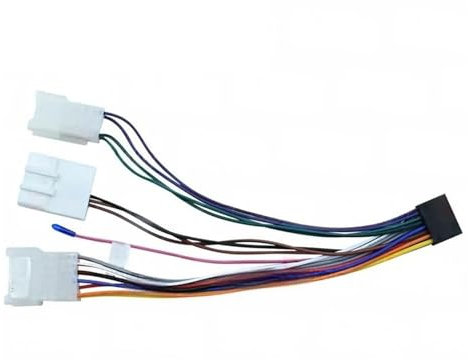 DATOUJLS Für Toyota Für Corolla Für Verso Für Spacio E120 Auto Radio Fascia Rahmen 9 Zoll Stereo Panel Adapter Radioblende(Nur Kabel)