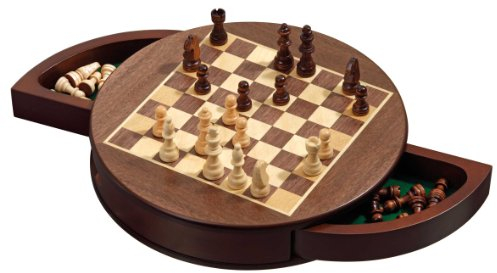 Rounded Magnetic Chess Cabinet - 30cm