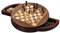 Rounded Magnetic Chess Cabinet - 30cm