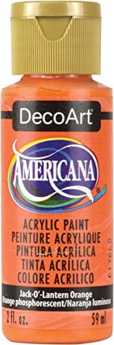 DecoArt DA229 3 Paint Acrylic Jack O Lantern, 2 oz. Orange
