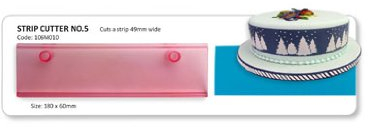 Strip Cutter No. 5 - JEM Sugarcraft Cutter great for cake makers