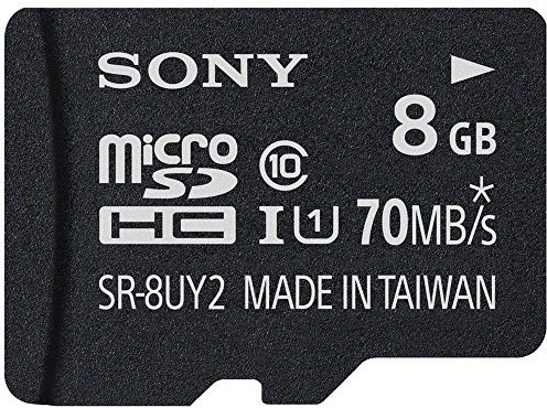 Sony 8GB Class 10 UHS-1 Micro SDHC up to 70MB/s Memory Card (SR8UY2A/TQ) Size: 8GB, Model: SR8UY2A/TQ, Electronics & Accessories Store