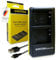 PATONA Dual Charger for NP-BN1 Battery compatible with Sony Cyber-shot DSC-QX100 DSC-W350 DSC-W580 DSC-W650