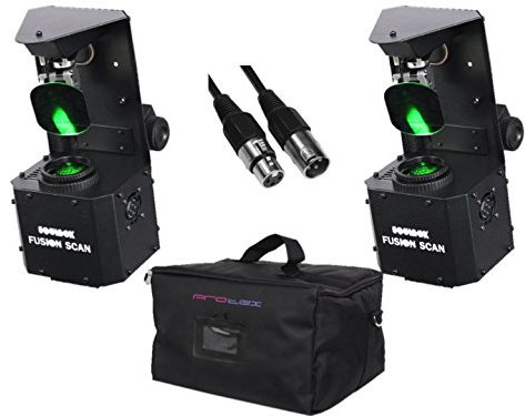 Equinox Fusion SCAN MAX Paket inkl. Tragetasche, 30 W, DJ-Scanner, 2 Stück